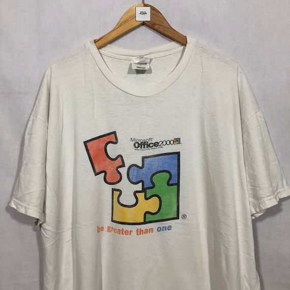 Vintage 99's-00's Microsoft Office Promo Shirt - Etsy Vintage 99's-00's Microsoft Office Promo Shirt - Etsy