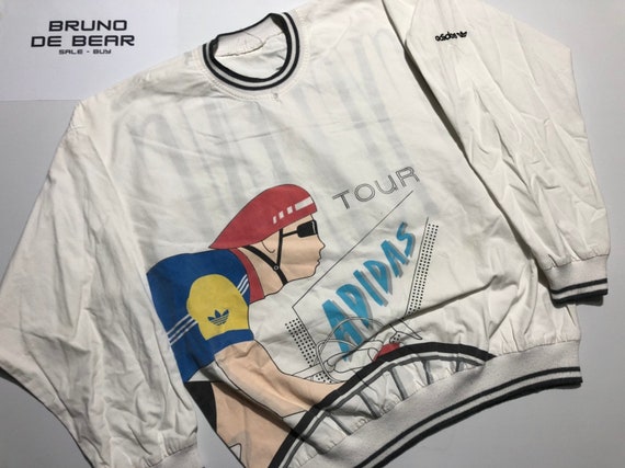 Vintage Adidas CYCLING Pullover Size L