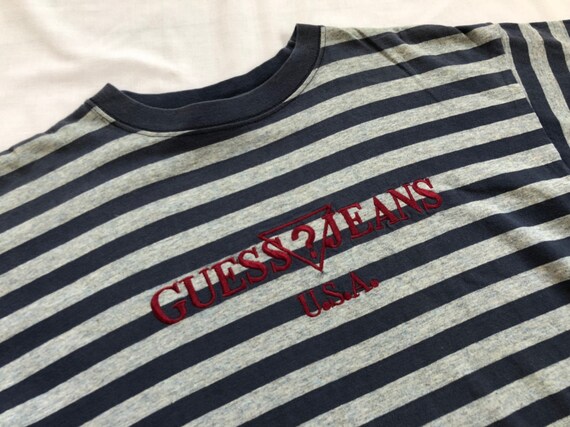 guess usa striped shirt