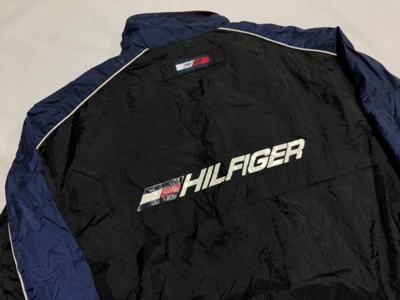 Vintage 90's Tommy Hilfiger Athletics Jacket Multi Color | Etsy