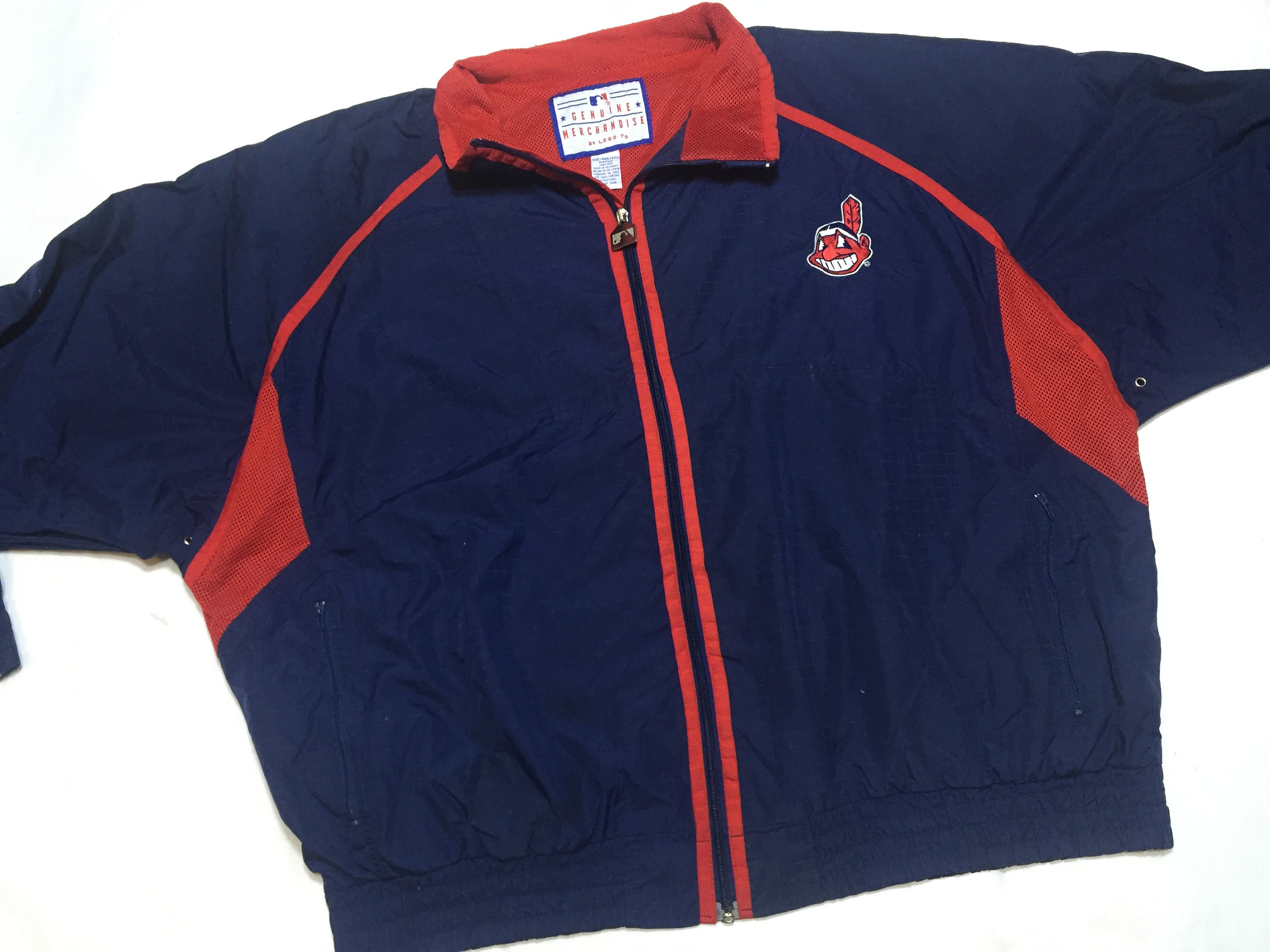 Vintage 90's Cleveland Indians Jacket Logo7 - Etsy