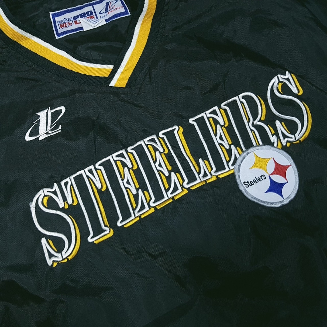Vintage 90's Pittsburgh Steelers Pullover Jacket | Etsy