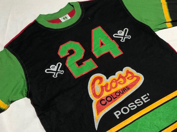 Vintage 90's Cross Colours Posse Shirt Multi Colo