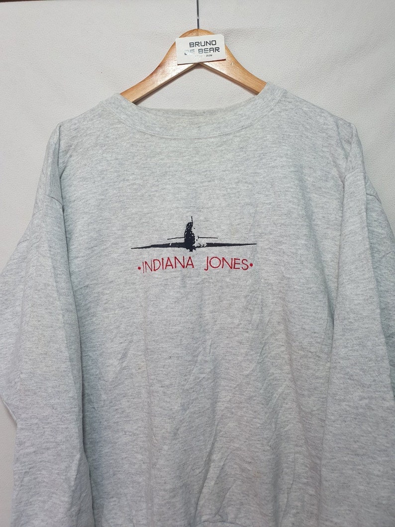 Vintage 90's Indiana Jones Disney Movie sweater image 1