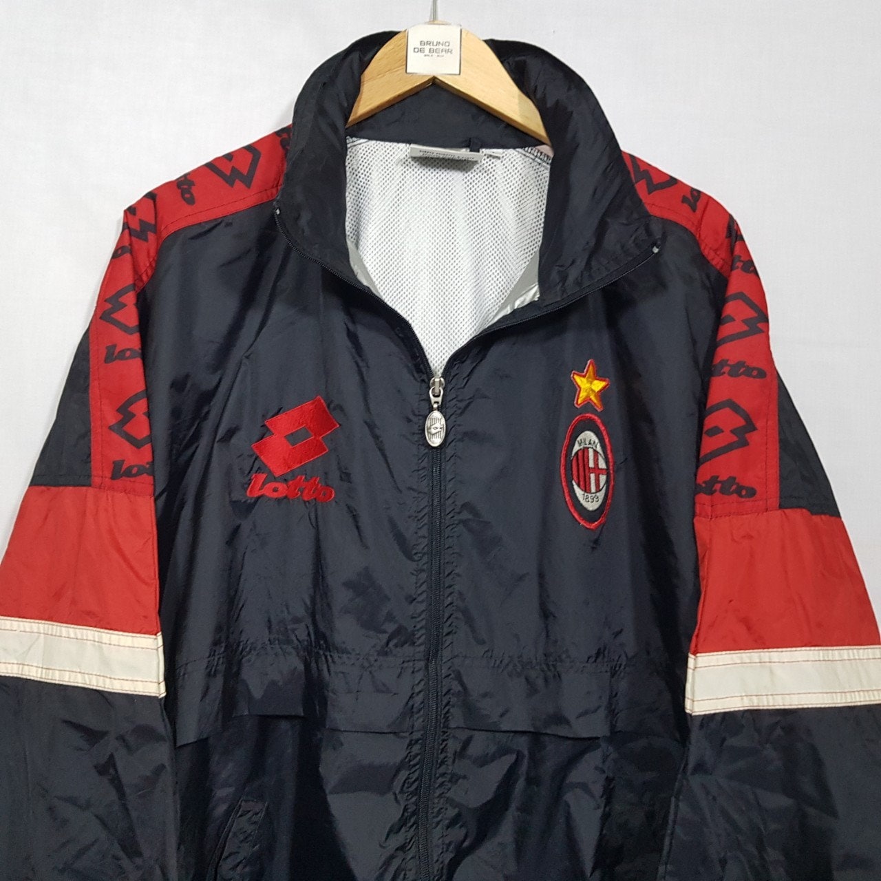 Vintage 90's AC Milan Lotto Jacket -  Denmark