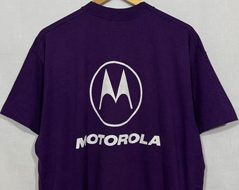 Vintage 90's Motorola Single Stitch Shirt