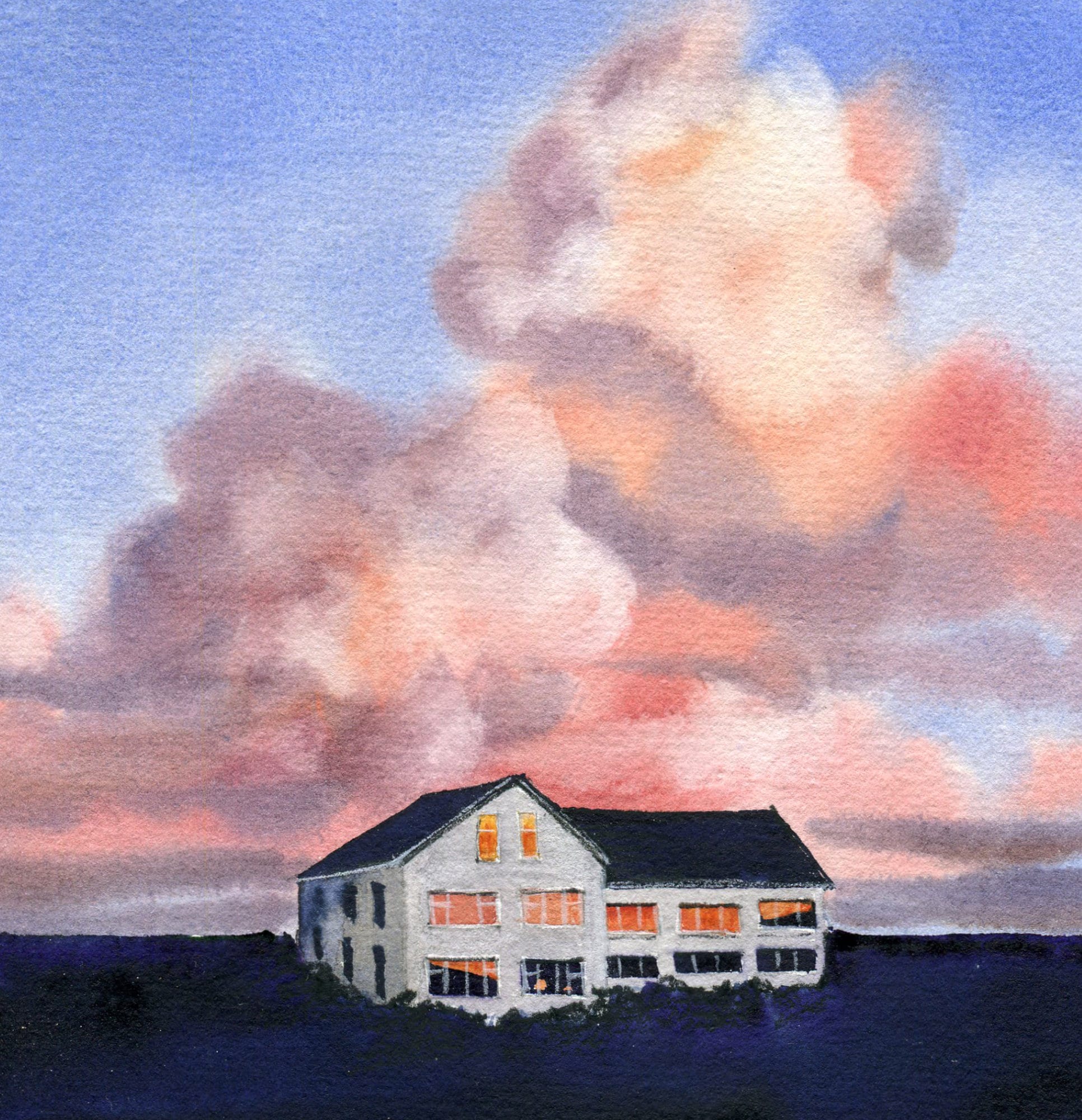 Set of 5 paintings Dreams Original watercolor Etsy