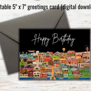 Richmond 3, VIC - Cartão de aniversário digital para download