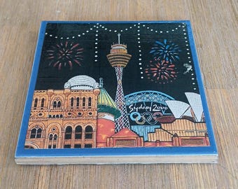 Sydney 1, NSW - Ceramic Photo Tile Coaster