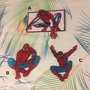 Spider-Man embroidered patches, spiderman iron on patch, spider man patch