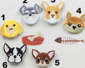 Fleur De Doodle Doo 刺繍アイロン接着/縫い付けパッチ [6.23