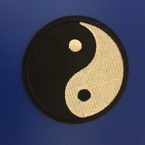 Tai Chi Patch, Embroidered Yin Yang Patch, Yinyang Iron on Patch Sew on Patch