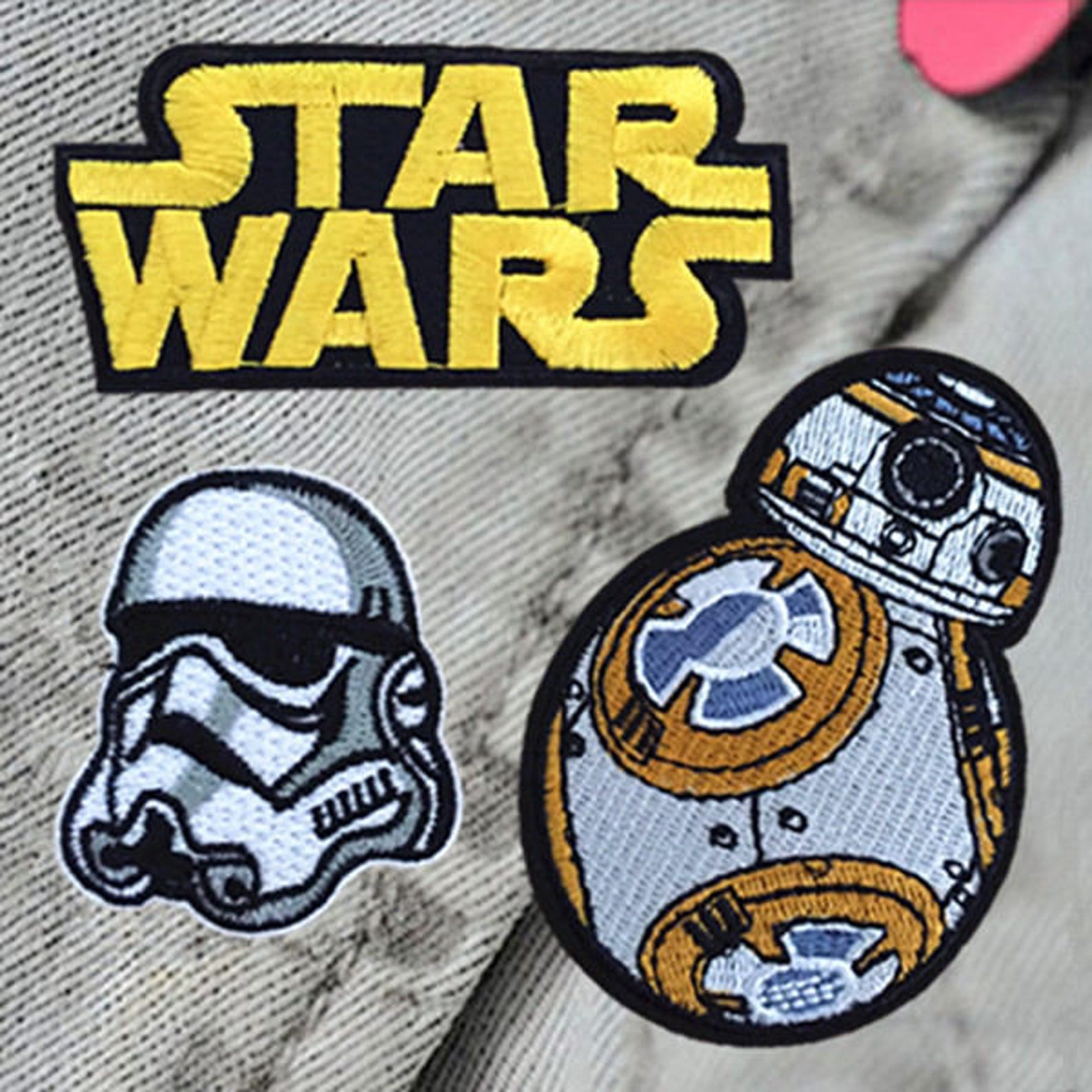 Star Wars Iron on Patch, Star Wars Patch, BB8 Patch, Storm Trooper ...