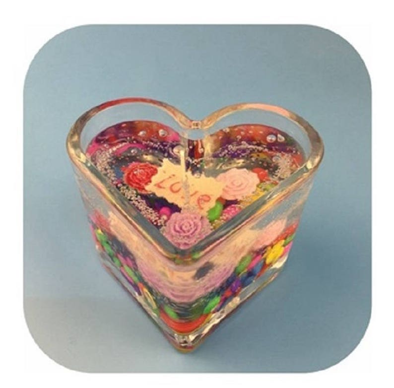 Clear Glass Containers, Candle Jars, Heart Shape Candle Jars, Candle