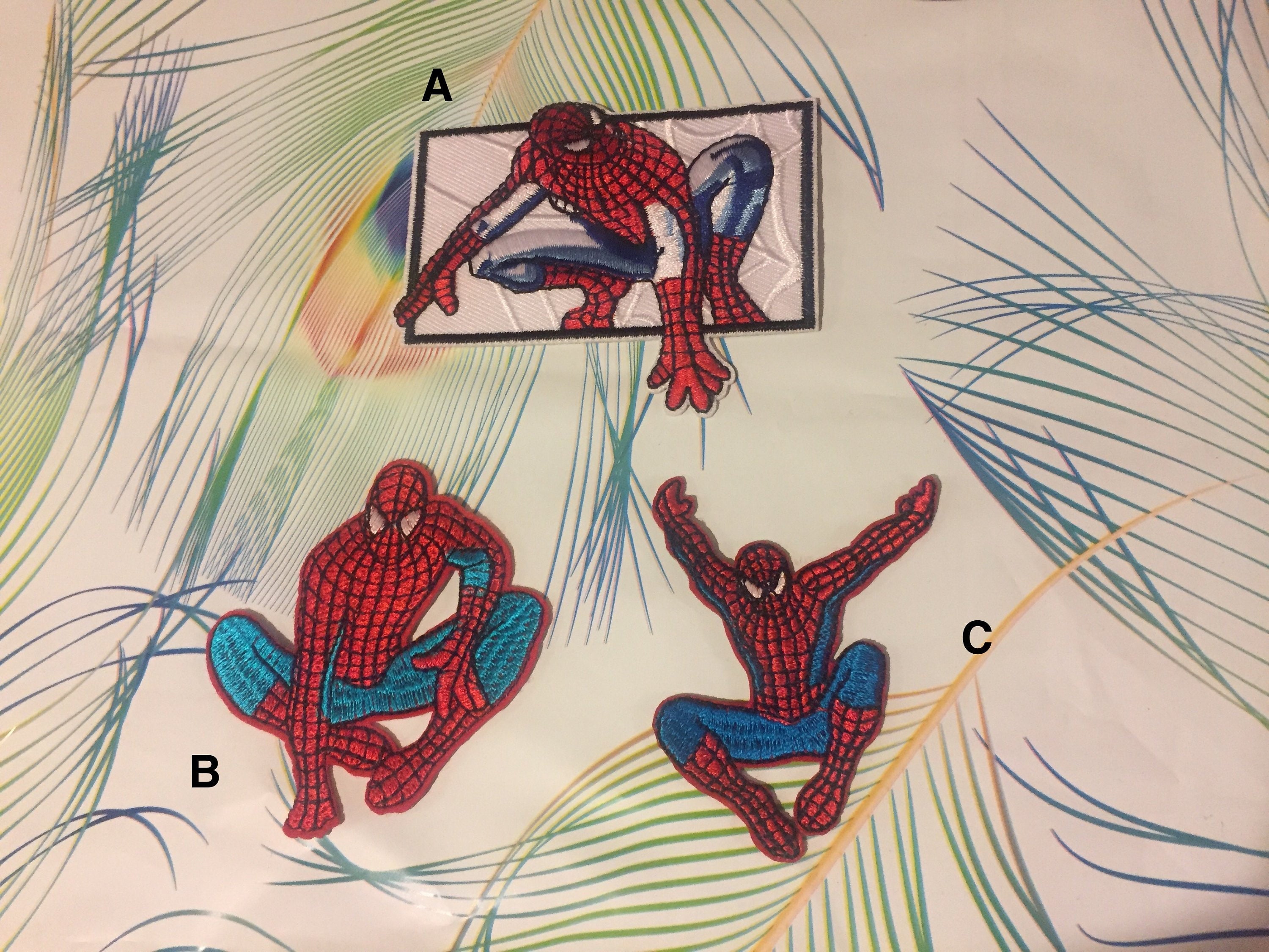 24 stk Spiderman Iron-on Patches, Brodery Iron-on Patch DIY Cl