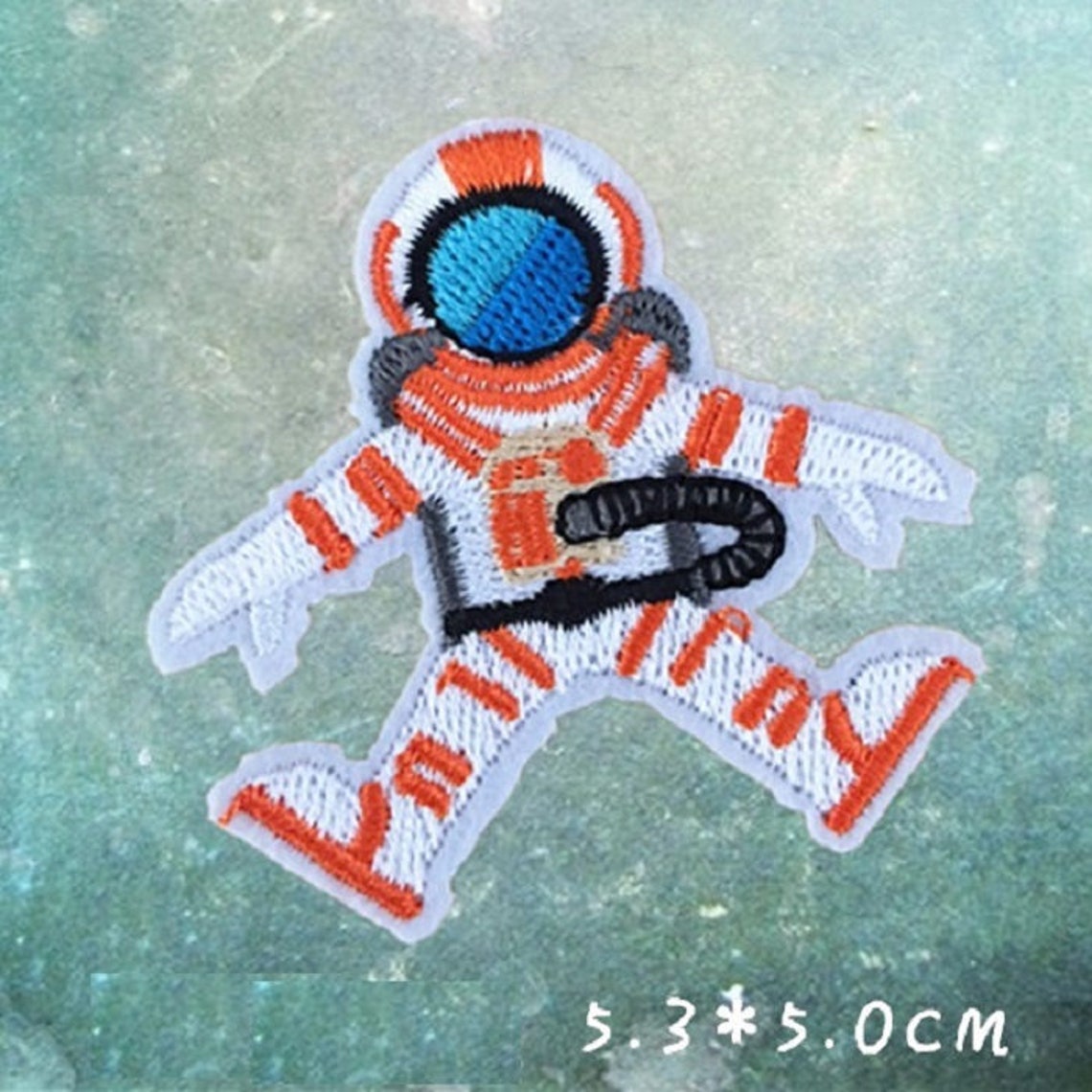 Astronaut Embroidered Iron on Patch Planet Sewing Patch | Etsy