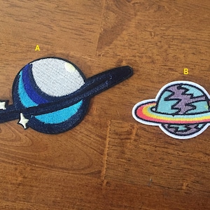 Outer space Iron On Patch, planet patch
