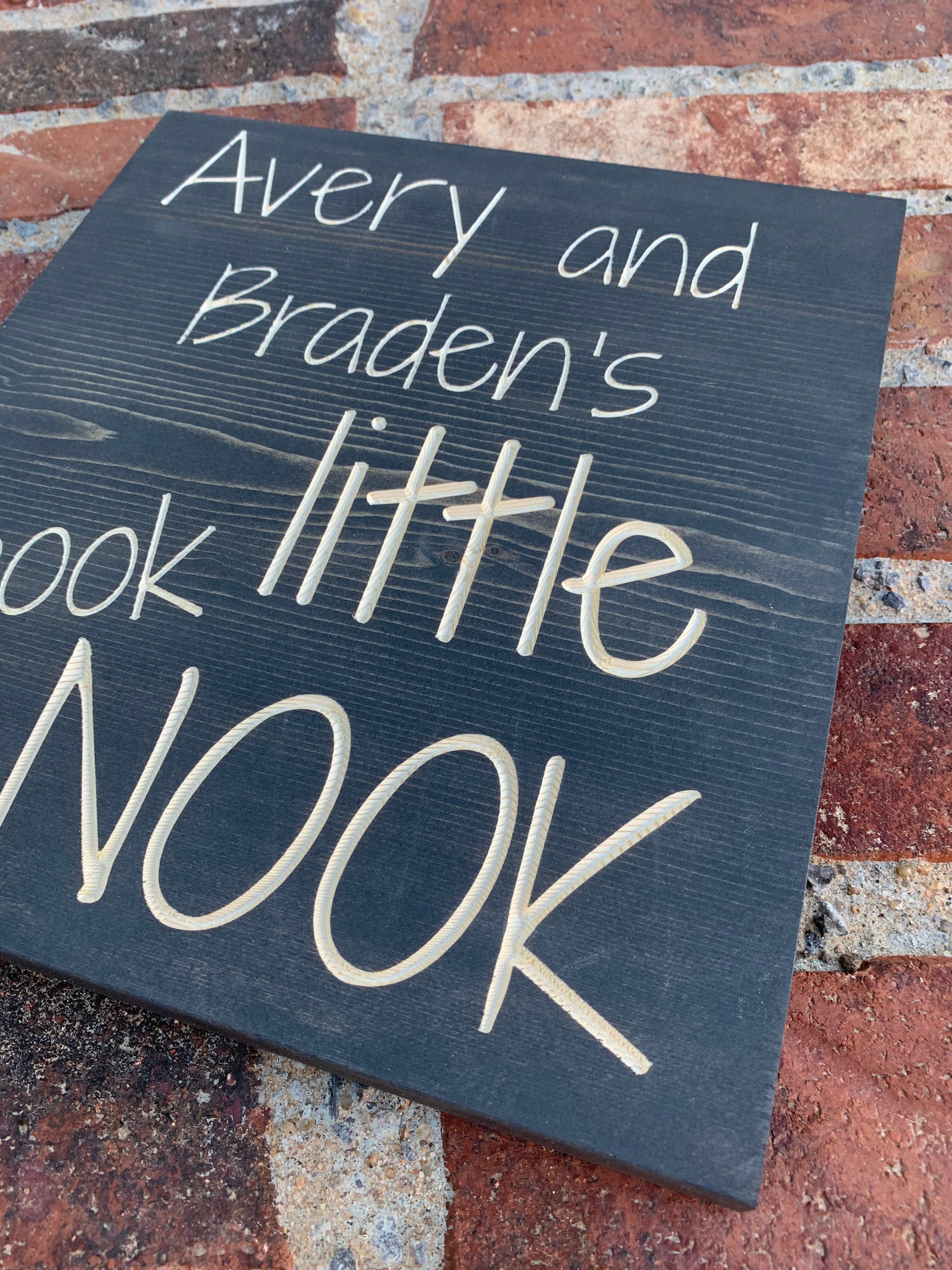 personalized-engraved-book-nook-sign-etsy-uk