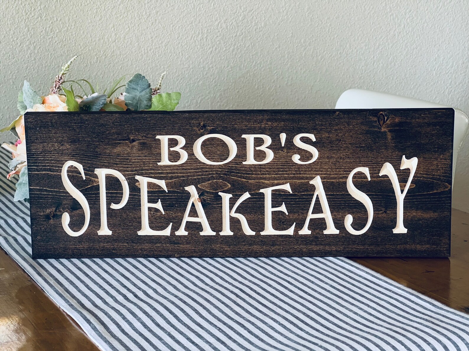 Personalized Engraved Speakeasy Sign - Etsy