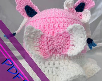 PATTERN ONLY - Sylveon Bucket Hat