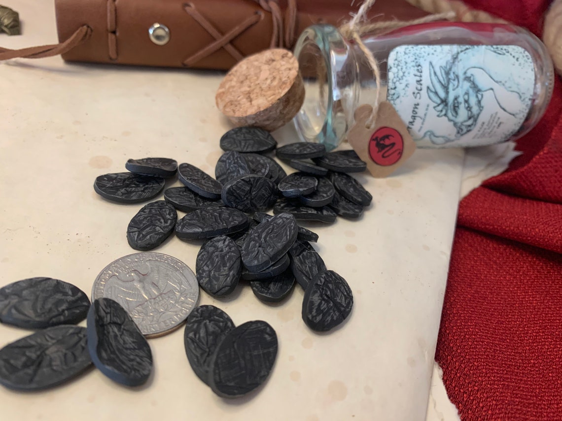Dragon Scales Potion Ingredient Bottle Etsy