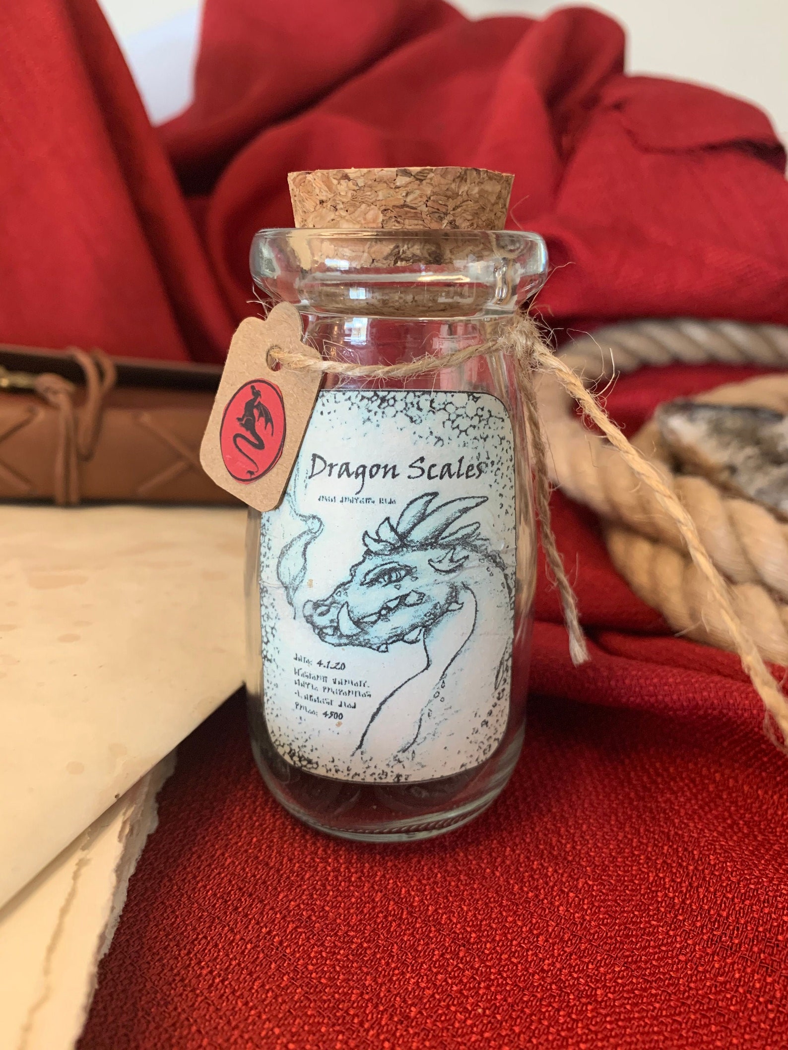 Dragon Scales Potion Ingredient Bottle Etsy