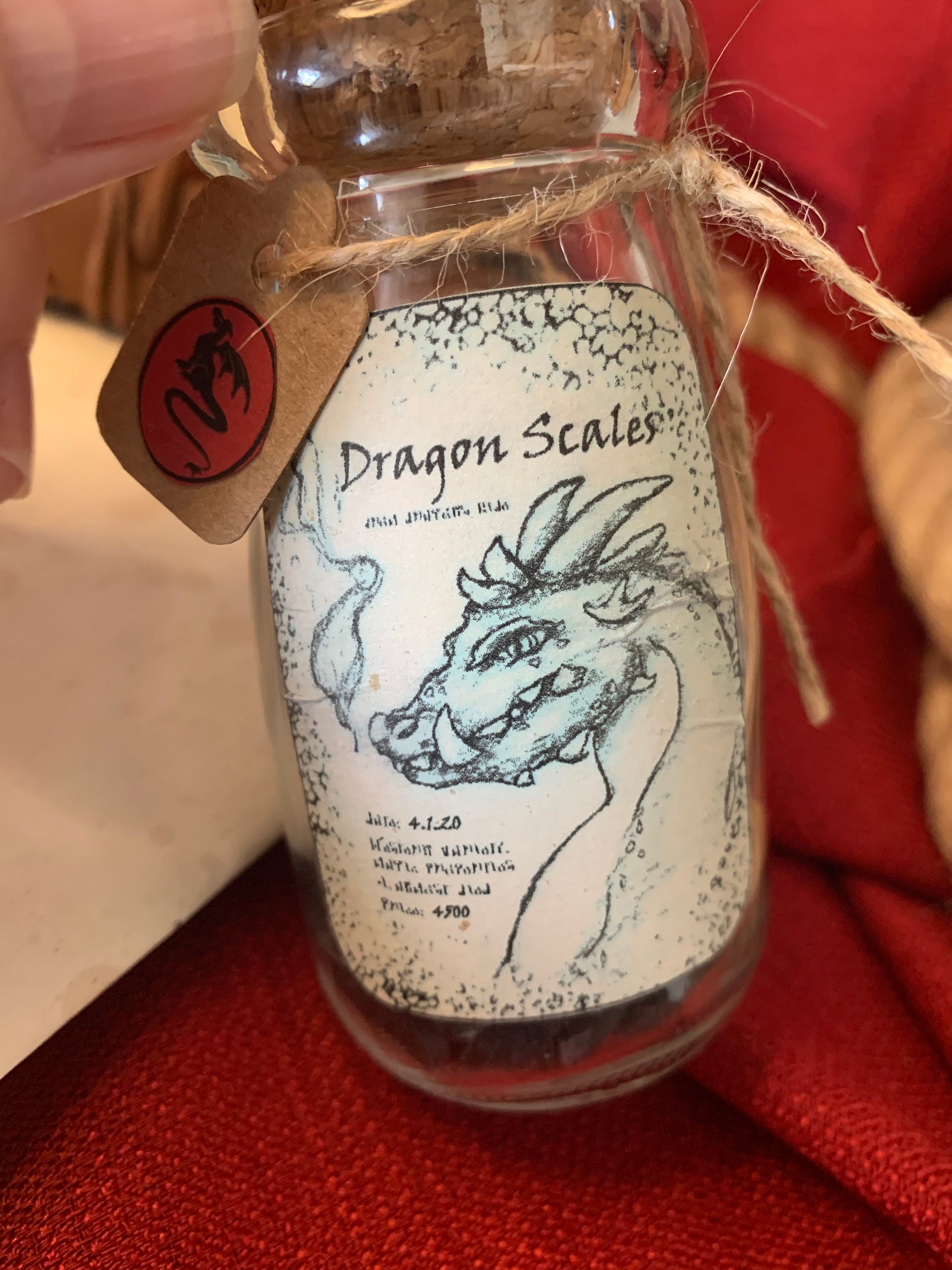 Dragon Scales Potion Ingredient Bottle Etsy