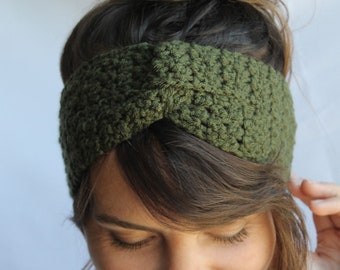 Knotty Headband | CROCHET PATTERN | crochet ear warmer | photo tutorial | video tutorial