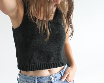 Preston Top | TUNISIAN CROCHET PATTERN | Kay Krochets