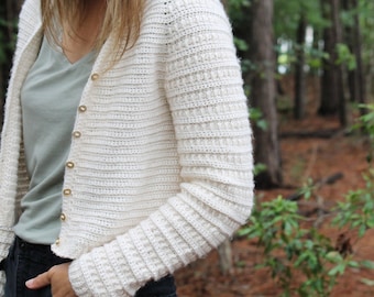 Branch Out Cardigan OR Sweater | Crochet Pattern