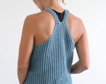 Dayracer Tank | Crochet Pattern | Kay Krochets