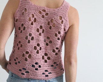 Western Wallflower Tank | Crochet Pattern