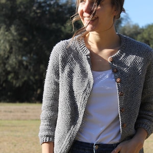Point Sal Cardigan Tunisian Crochet Pattern Etsy UK