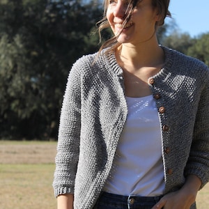 Point Sal Cardigan | Tunisian Crochet Pattern