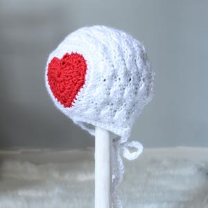 Filled with Love Bonnet CROCHET PATTERN Kay Krochets image 5