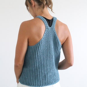 Dayracer Tank | Crochet Pattern | Kay Krochets