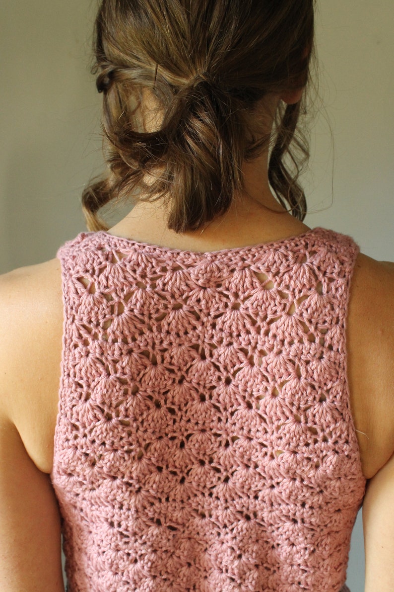 Susan Tank CROCHET PATTERN Kay Krochets image 2