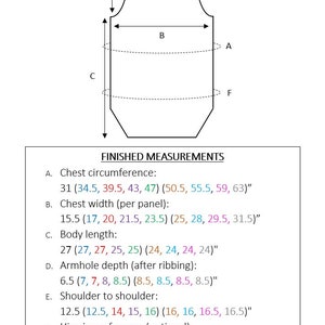 Everdeen Vest TUNISIAN CROCHET PATTERN Tunic Dress image 6