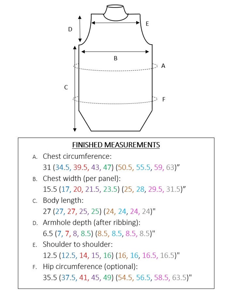 Everdeen Vest TUNISIAN CROCHET PATTERN Tunic Dress image 6