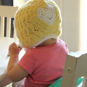 Filled with Love Bonnet CROCHET PATTERN Kay Krochets image 3