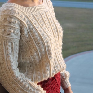 Sweetheart Sweater | Crochet Pattern | Kay Krochets