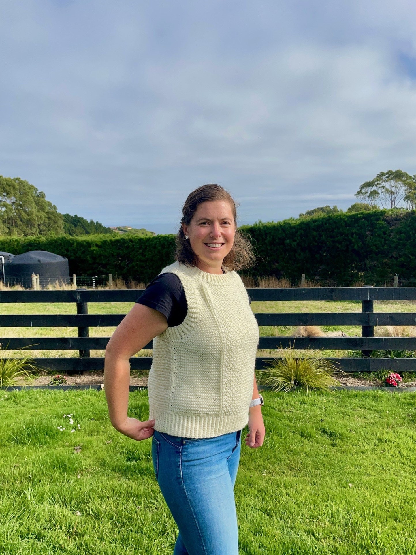 Driftwood Vest | Tunisian Crochet Pattern With Video Tutorials