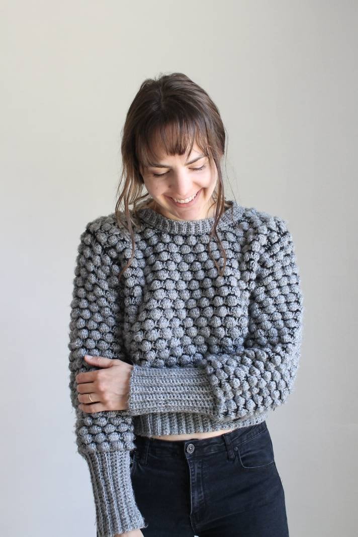 Bobblicious Sweater - Adult | CROCHET PATTERN | Bobble