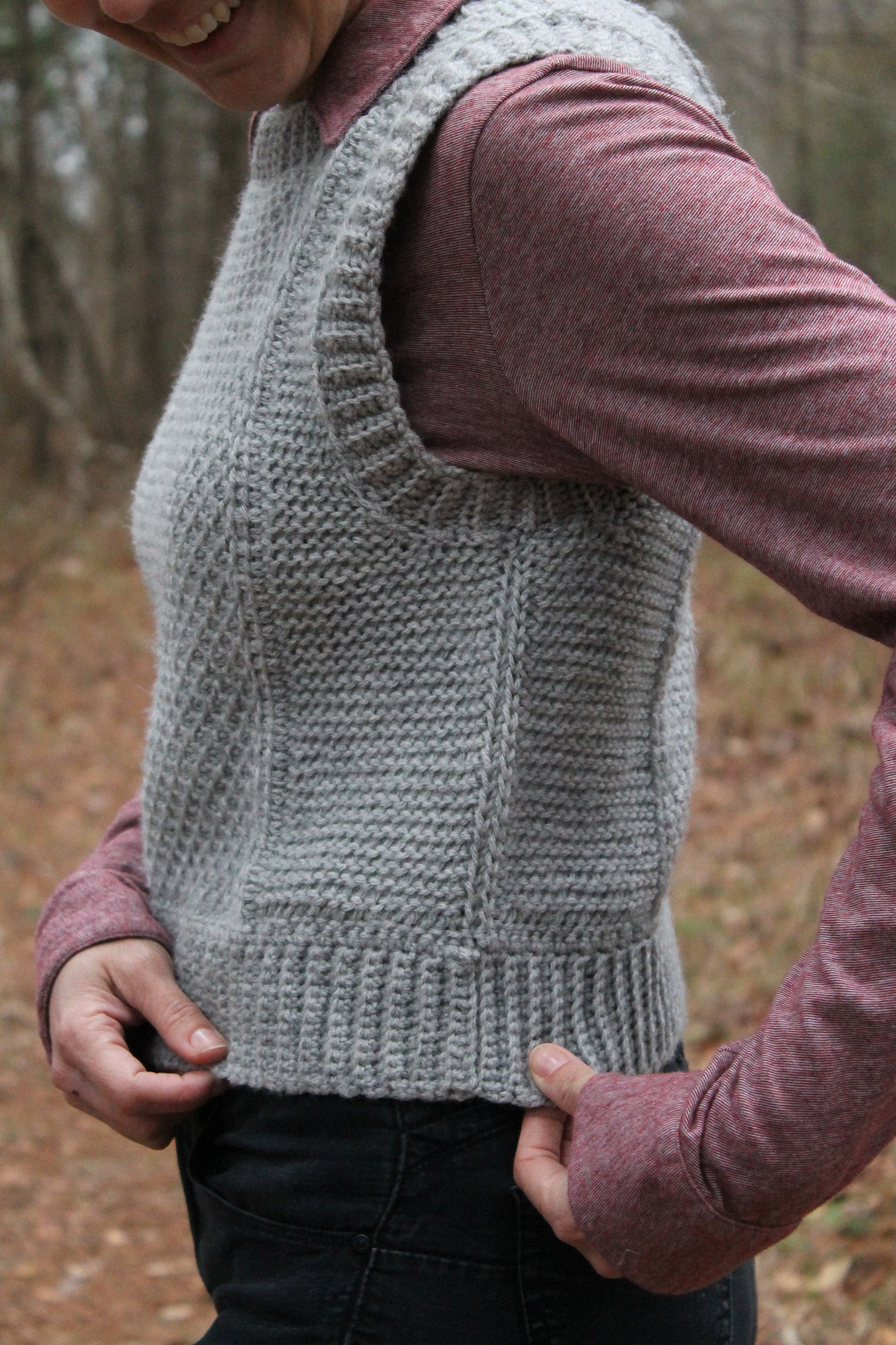Driftwood Vest | Tunisian Crochet Pattern With Video Tutorials