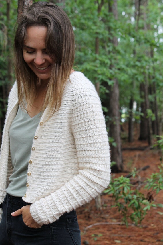 Branch Out Cardigan OR Sweater | Crochet Pattern - Etsy