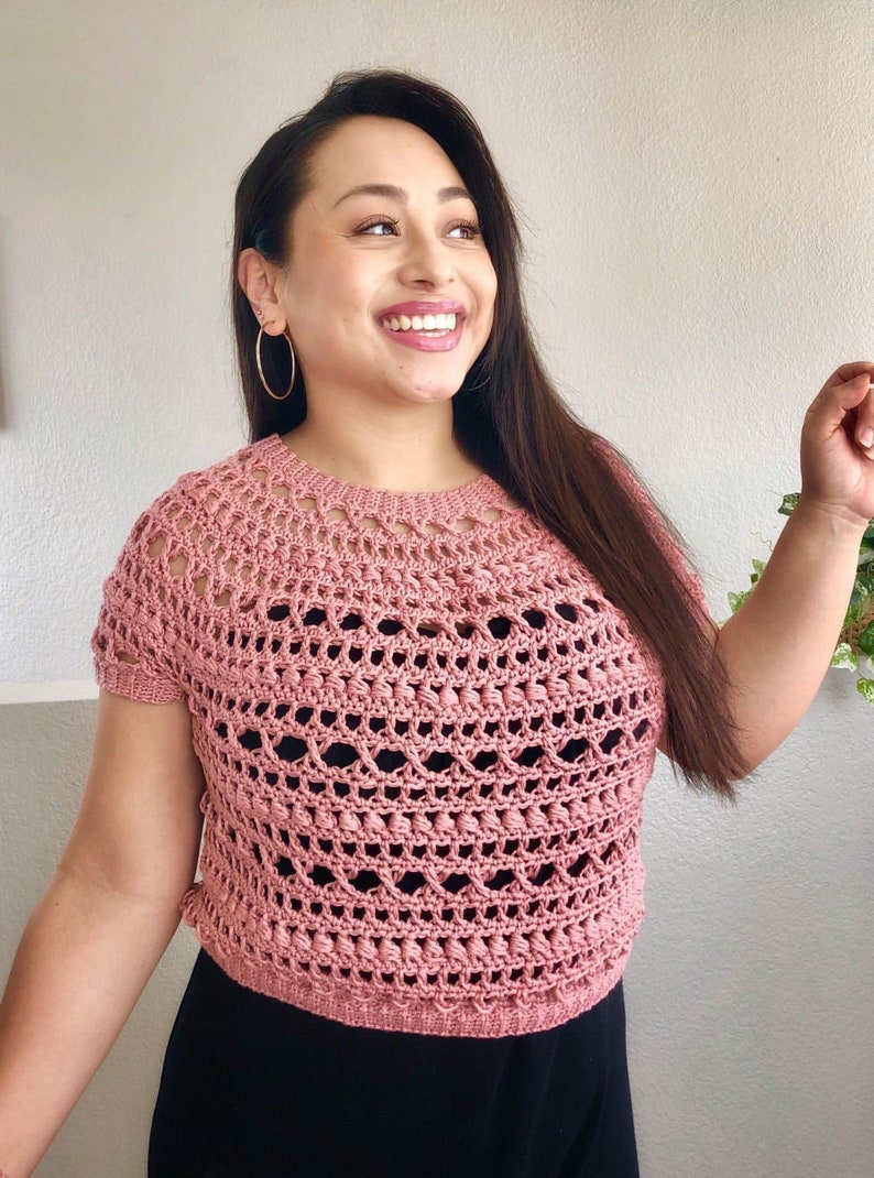 Modern Mary Pullover CROCHET PATTERN Kay Krochets image 9