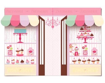 Cupcake Theme Birthday Party Decorating Kit