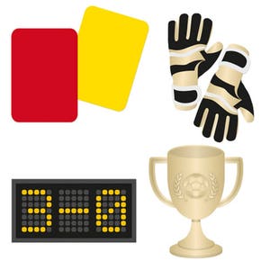 Soccer Party Fun Accessories - 8 Pack Soccer Birthday Decoration, Soccer Birthday Party, Party Supplies, Soccer Birthday, Soccer Party