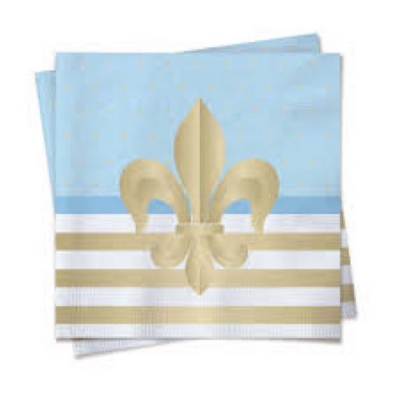 Birthday 1st Boy White Napkin Birthday 1st Boy White Napkin