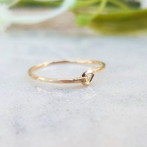 14K Gold Friendship Ring,Gold Filled or Silver,Bridesmaids Gift,Wire Ring,Simple Ring,Dainty Ring,Love Ring,Love Jewelry,Gift For Her